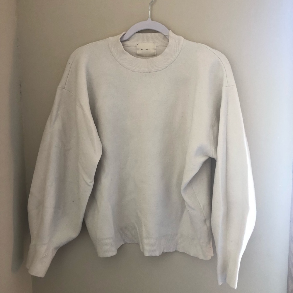 ALL: ROW white pullover